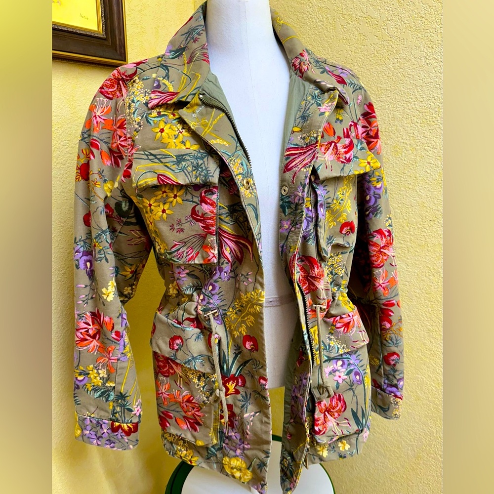 Floral Safari Jacket
